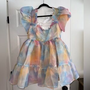 Selkie Dopamine Lawn Party Dress